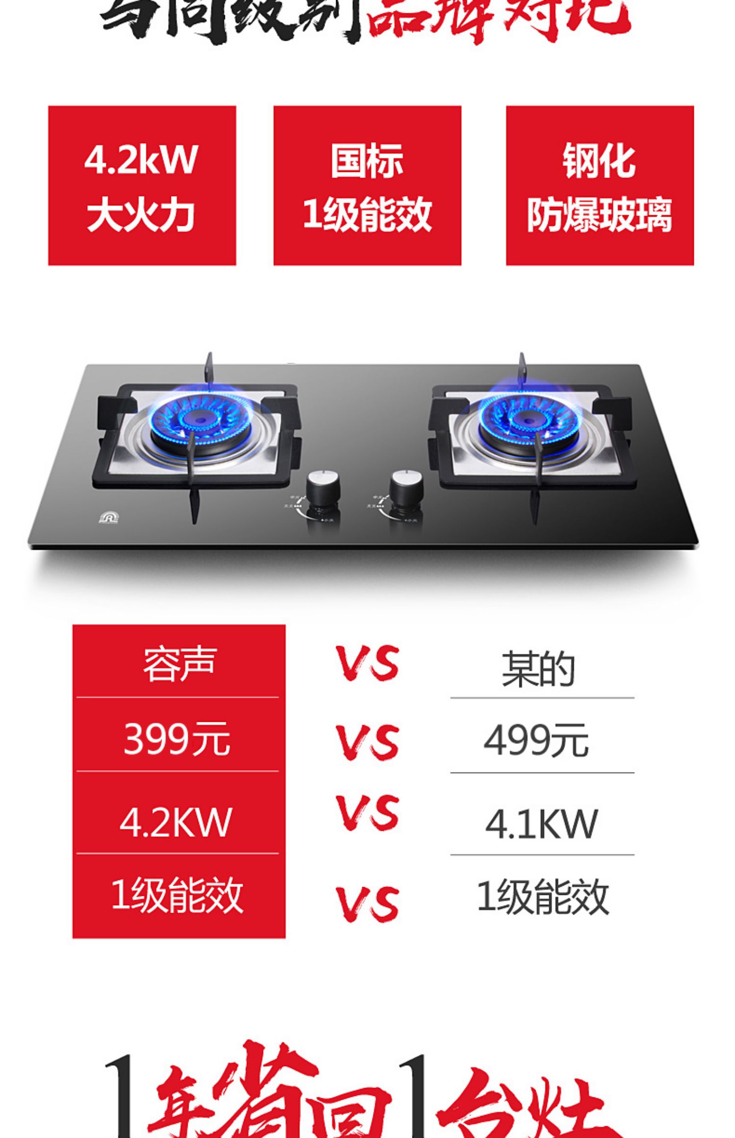 容声家用燃气灶不锈钢灶具天然气液化气燃气灶双灶台式煤气灶浅灰色