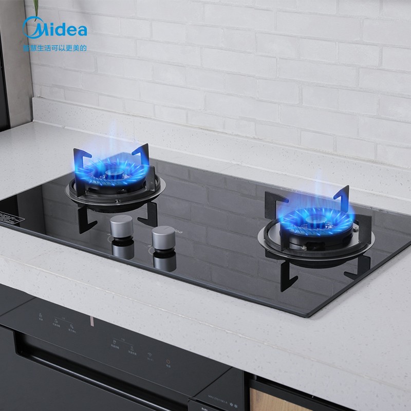 2kw火力液化气 美的 midea 燃气灶 家用台嵌两用 双灶(天然气)