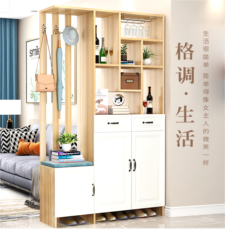 超级新品 亮晶晶玄关柜隔断柜客厅进屏风柜鞋柜现代简约间厅装饰