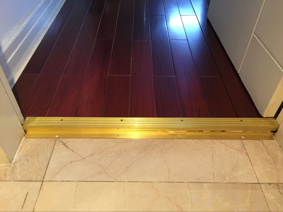定制定做加厚7字l型铜条木地板收口条楼梯防滑铜条地毯口直角包角铜