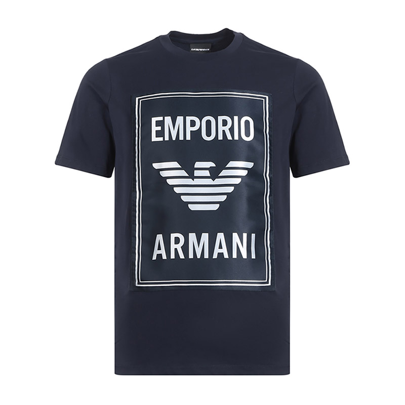 emporio armani 阿玛尼 男士棉质圆领短袖t恤 6g1te0 1j00z