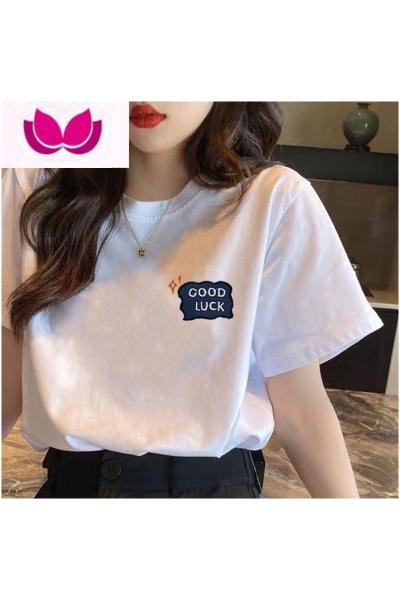 七斓2023夏季新款白色宽松简约东大门短袖t恤女装潮百搭显瘦ins潮流