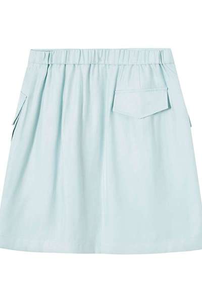 [1件3折价:49.5]美特斯邦威工装风多口袋半裙女新款夏季时尚甜飒高腰半身裙女