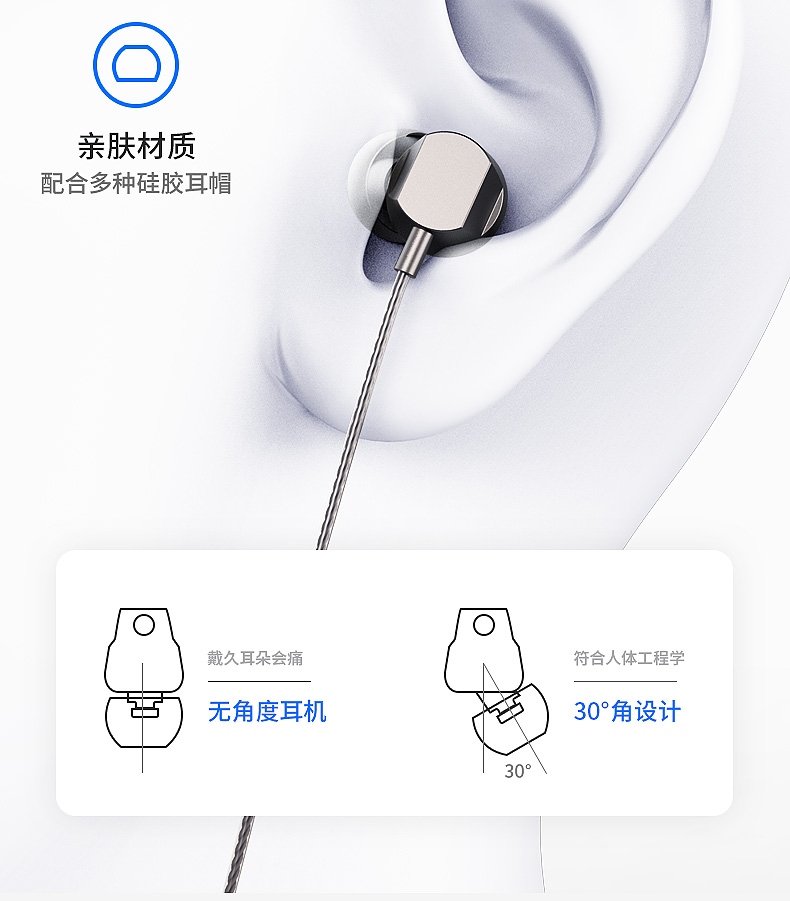 耳机入耳式有线高音质vivox21正品适用苹果6k歌带麦oppor15华为荣耀美