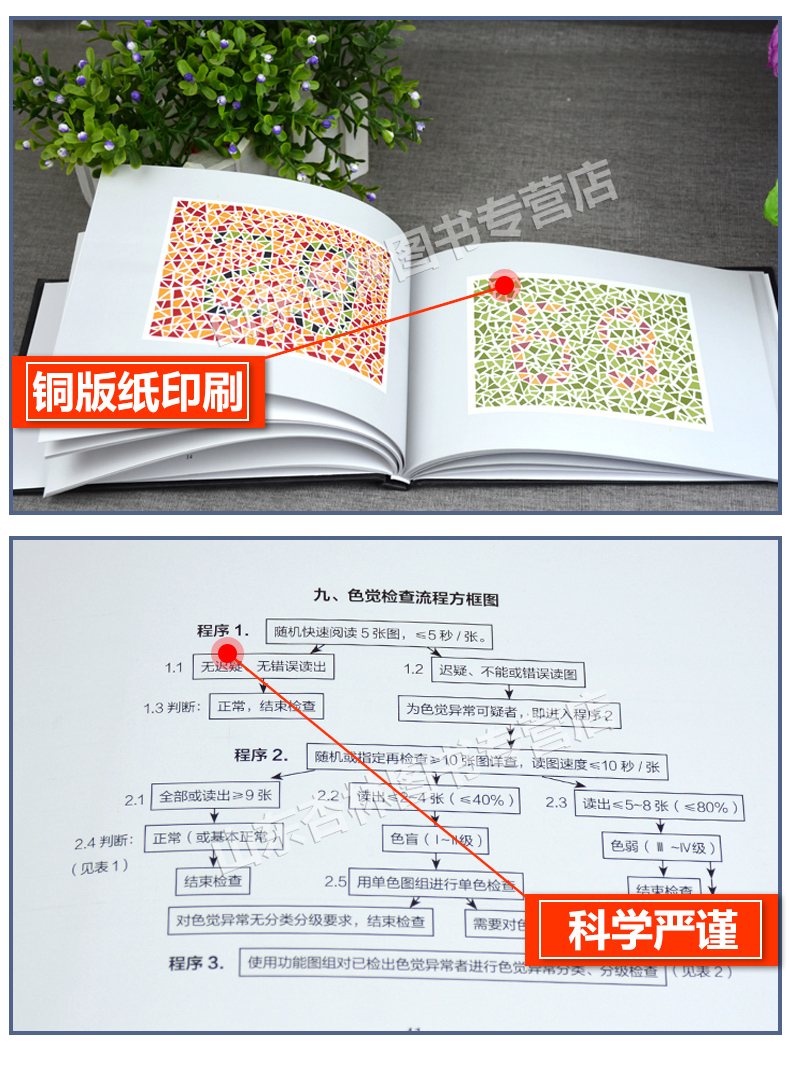 《【友一个正版】色盲检查图全套第六版驾照驾驶证第6