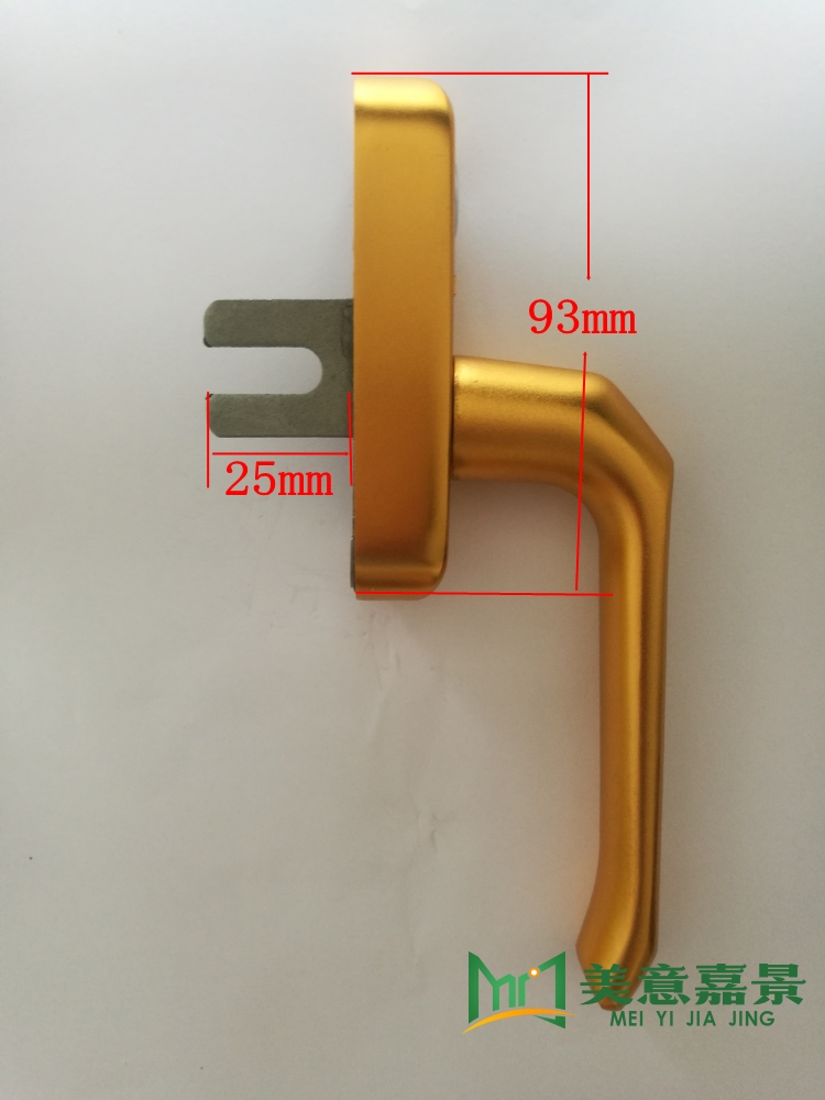 定做 断桥铝窗户把手锁带钥匙金刚纱窗带钥匙锁带钥匙执手