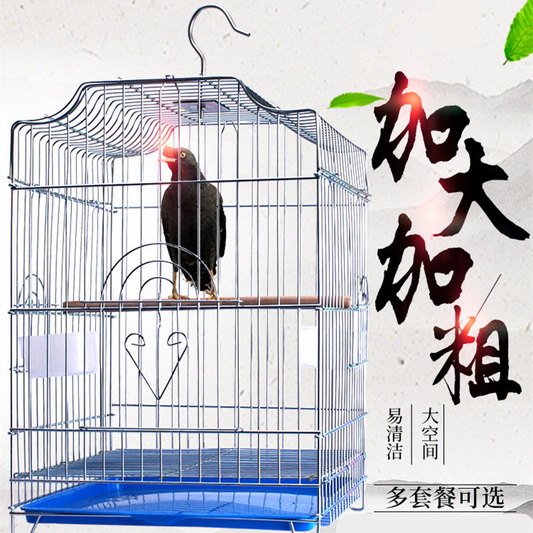 《八哥笼虎皮鹦鹉笼子画眉鹩哥牡丹文鸟玄风鸟笼八哥鸟笼鹦鹉笼子 248