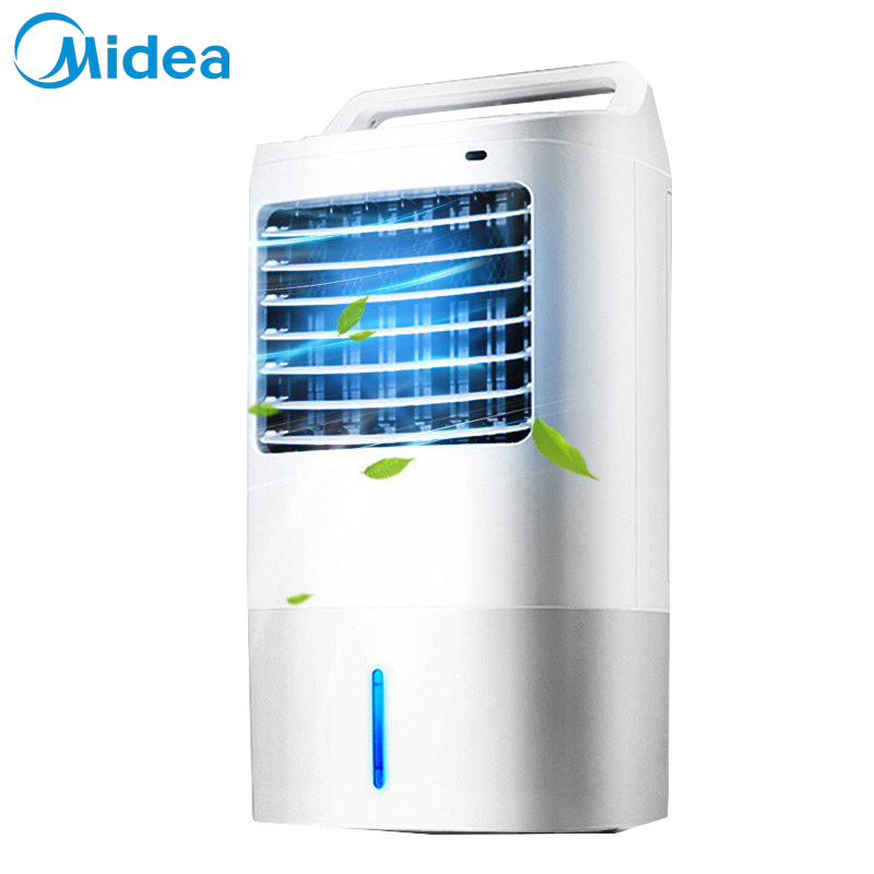 白色冷风扇空调扇 美的(midea) 变频空调扇蒸发式冷风扇 家用电风扇