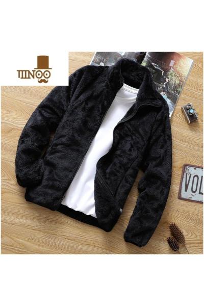 YANXU卫衣男韩版宽松2020情侣款摇粒绒外套男双面珊瑚绒女抓绒衣