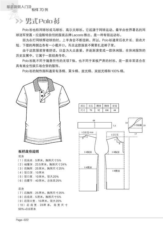 《服装裁剪入门及板样70例》智海鑫著【摘要 书评 】