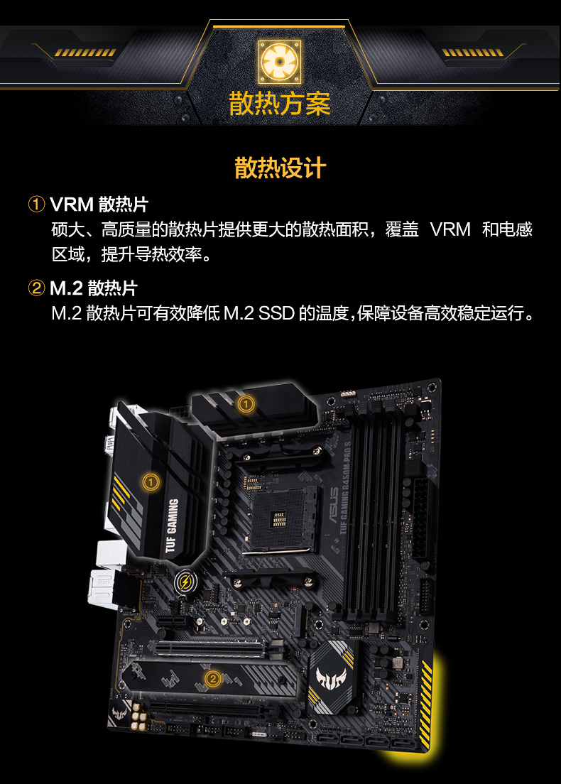 华硕tufgamingb450mpros搭amd3600x