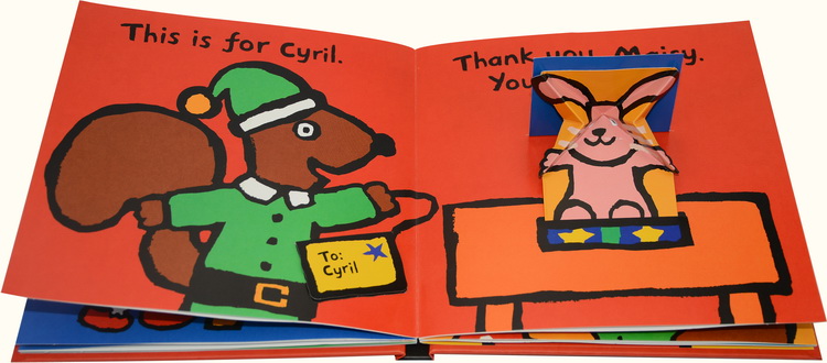 英文原版 maisy's christmas presents小鼠波波的圣诞礼物 翻翻