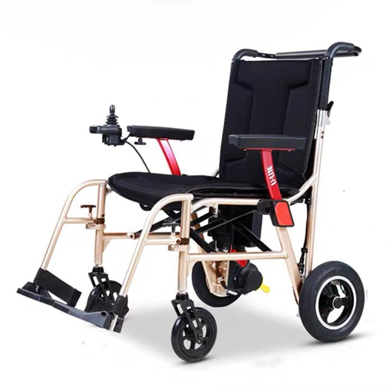 佳康顺电动轮椅车p16l重量15公斤轻便折叠可上飞机老年残疾人四轮智能