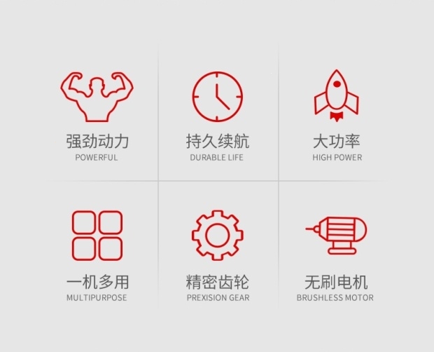 古达电锤(aab)_7 电动工具大全充电式德国大功率无刷锂电锤混凝土冲击
