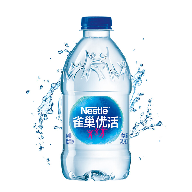 雀巢(nestle)饮用水 雀巢(nestle 优活饮用水 矿泉水330ml*6瓶雀巢