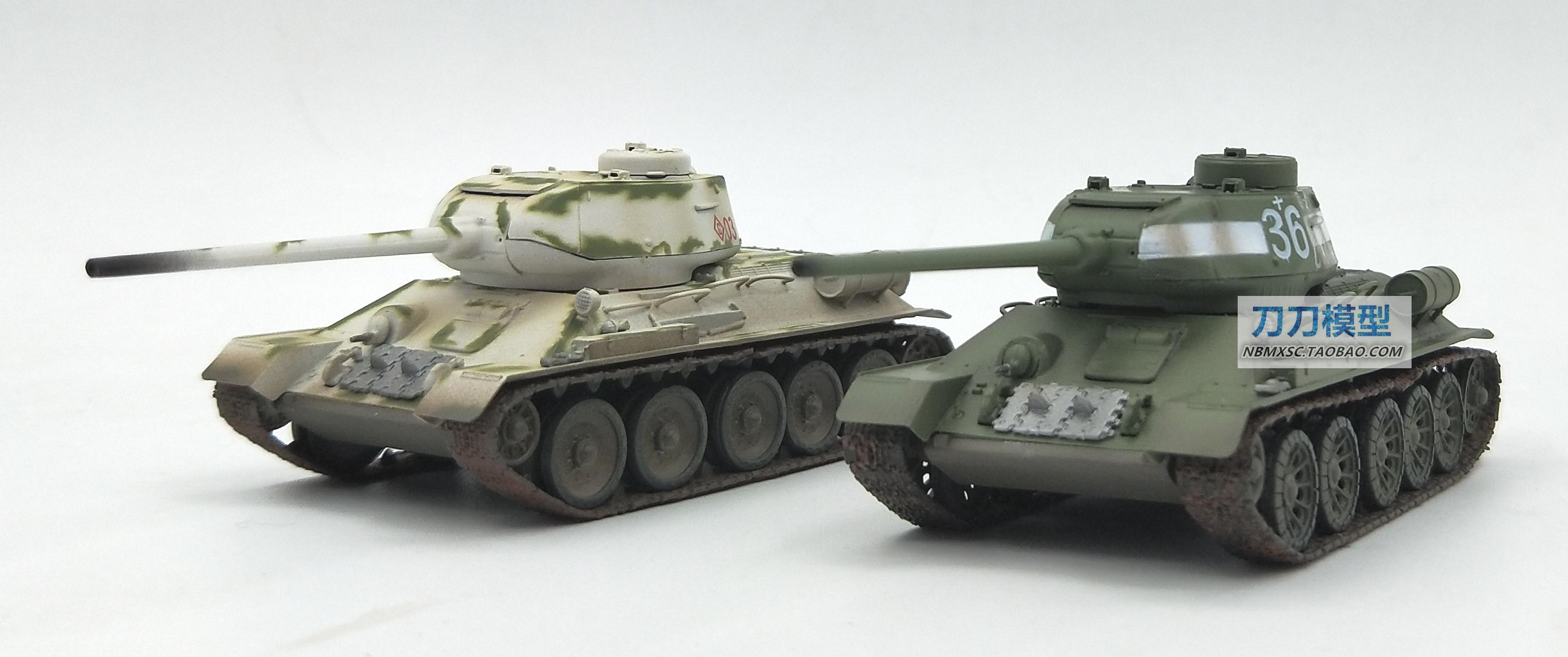 1:72 二战苏联t34-85 t34坦克模型小号手成品静态摆件非玩具36270单品