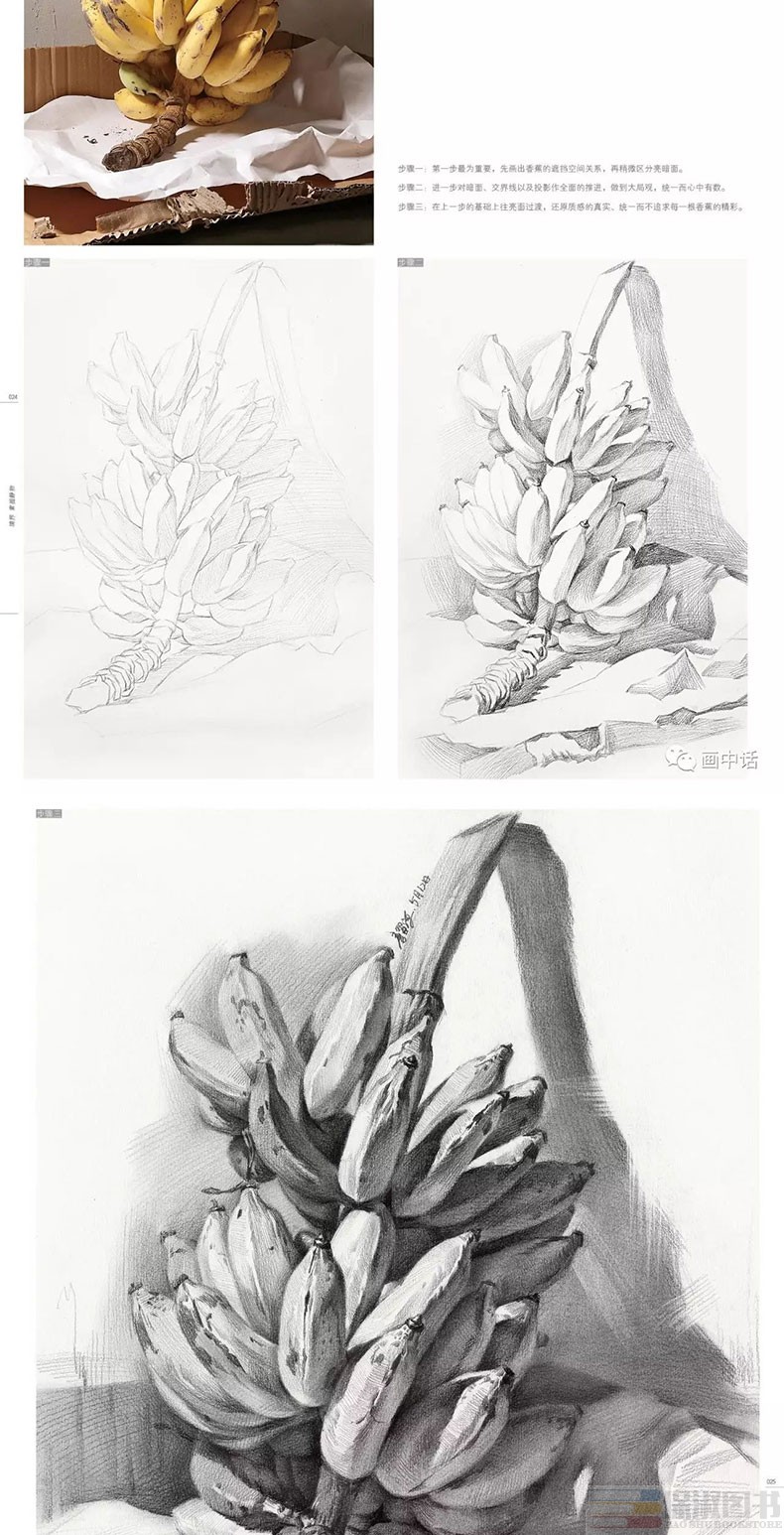 境界素描静物画中话唐智源素描零基础入单个组合结构素描静物临摹范本