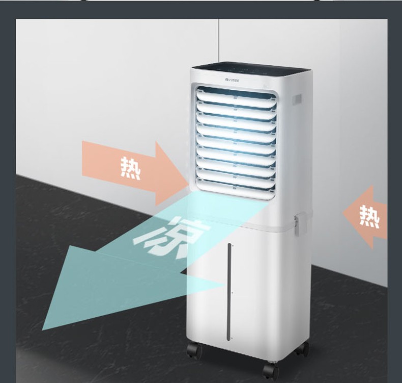 格力gree水制冷空调扇家用卧室别墅节能遥控办公移动工业加湿单冷风扇