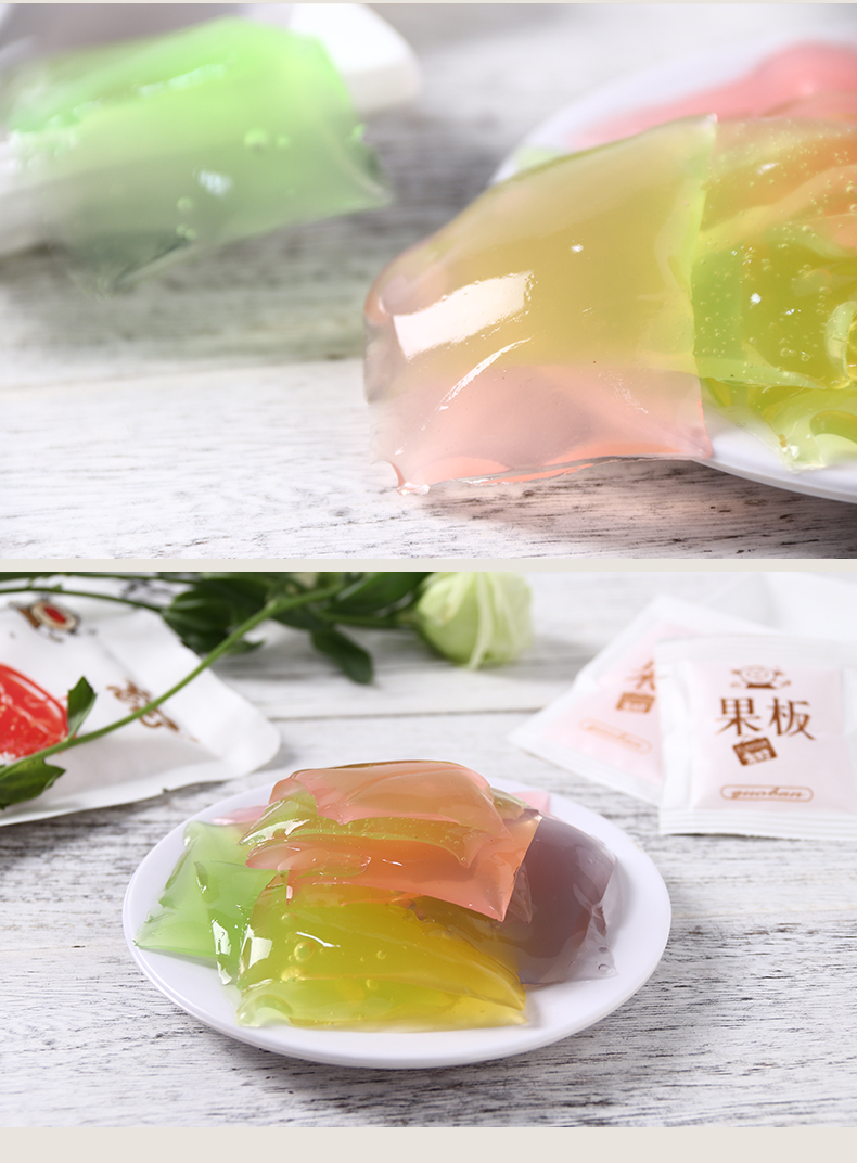 忘不了果板果冻片果汁布丁蒟蒻果冻水果味拖肥零食批发怀旧团购