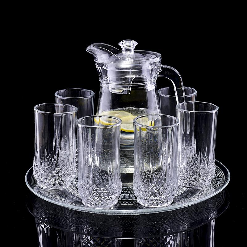 超级新品 杯具果汁杯酒店家用神器玻璃杯套装水晶杯简约居家花茶杯一
