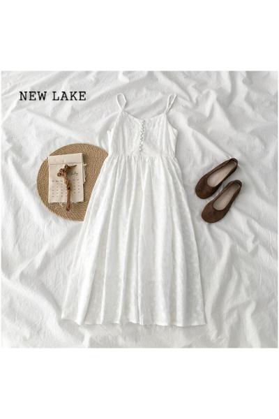 NEW LAKE很仙的初恋吊带裙夏季2024新款女韩版减龄小清新气质a字连衣裙子