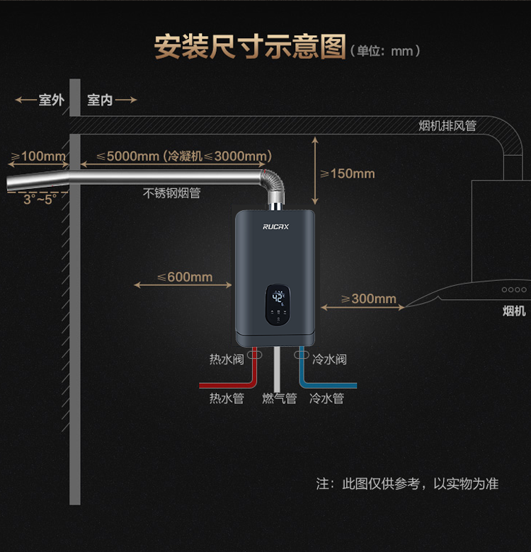 乐卡西rucax燃气热水器jsq27ar1406