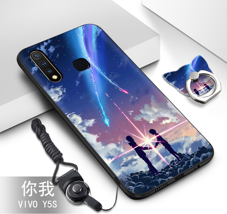 vivoy5s手机壳vivo y5s保护套全包防摔y5s硅胶壳卡通 munu 海岸线