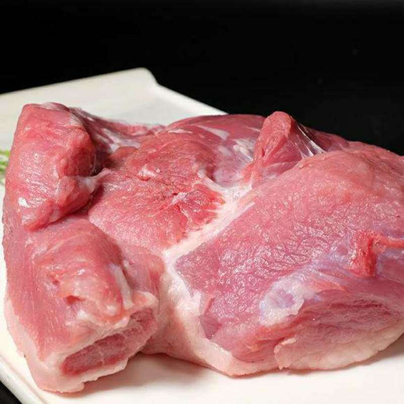 猪后腿肉新鲜猪肉农家散养猪后腿肉 后腿五斤(带少许骨头)