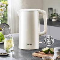 苏泊尔(SUPOR)电水壶烧水壶 2L大容量家用开水壶 316L不锈钢电热水壶 1800W速热煮水壶 SW-20J07A