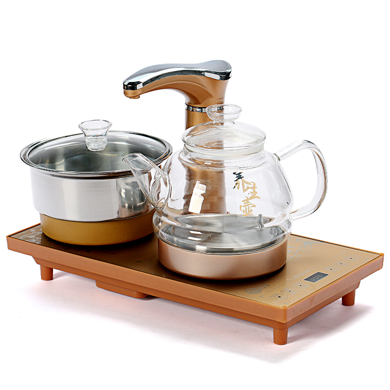 二合一电茶炉茶具套装电磁炉电茶炉烧水壶三合一自动烧水煮水器2037
