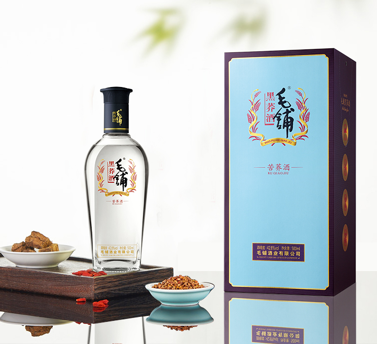 劲牌 毛铺苦荞酒 黑荞 42度 500ml*6整箱装 新老包装随机发货【价格