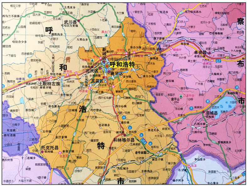 超级新品 【墙用挂图】2017新版 内蒙古自治区地图挂图1.1米x0.