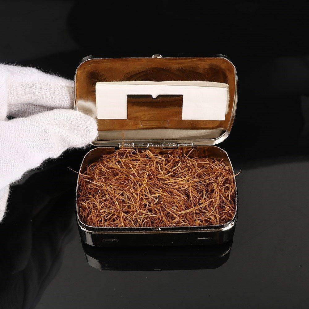金属烟斗卷烟盒便携专用烟丝盒散烟斗烟丝盒密封保湿罐假日拉森烟丝盒