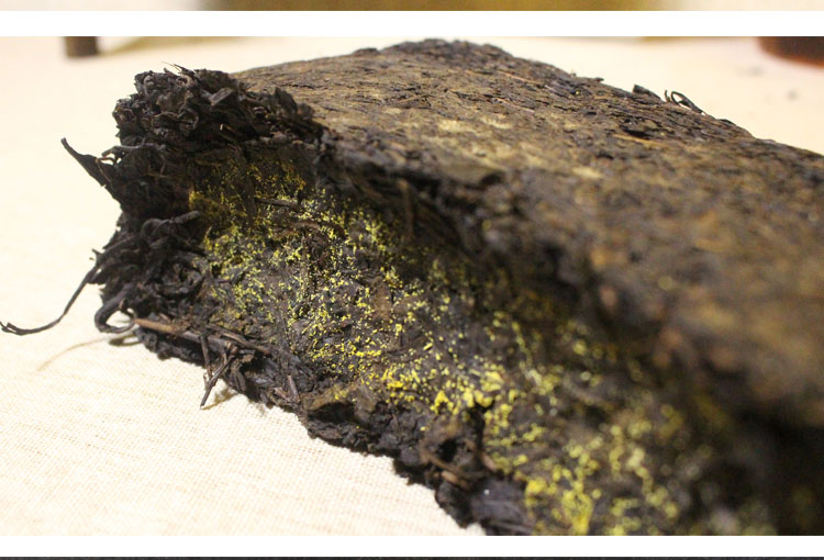 黑茶湖南天尖金花茯砖茶正宗湖南安化乾