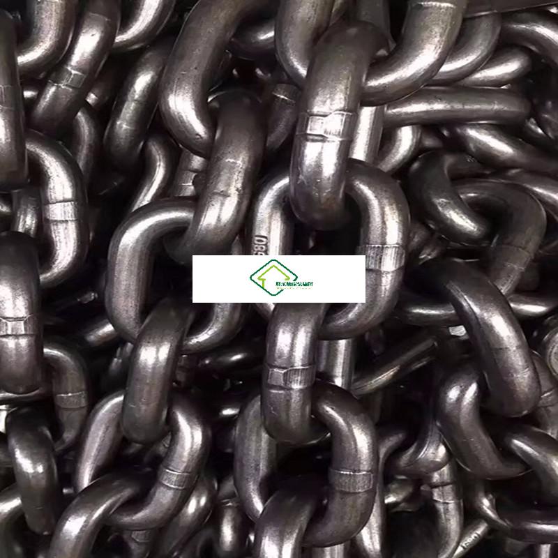 定做g80锰钢链条 大链 铁环索链 起重用船用6-8-10-22mm 铁链 锚链