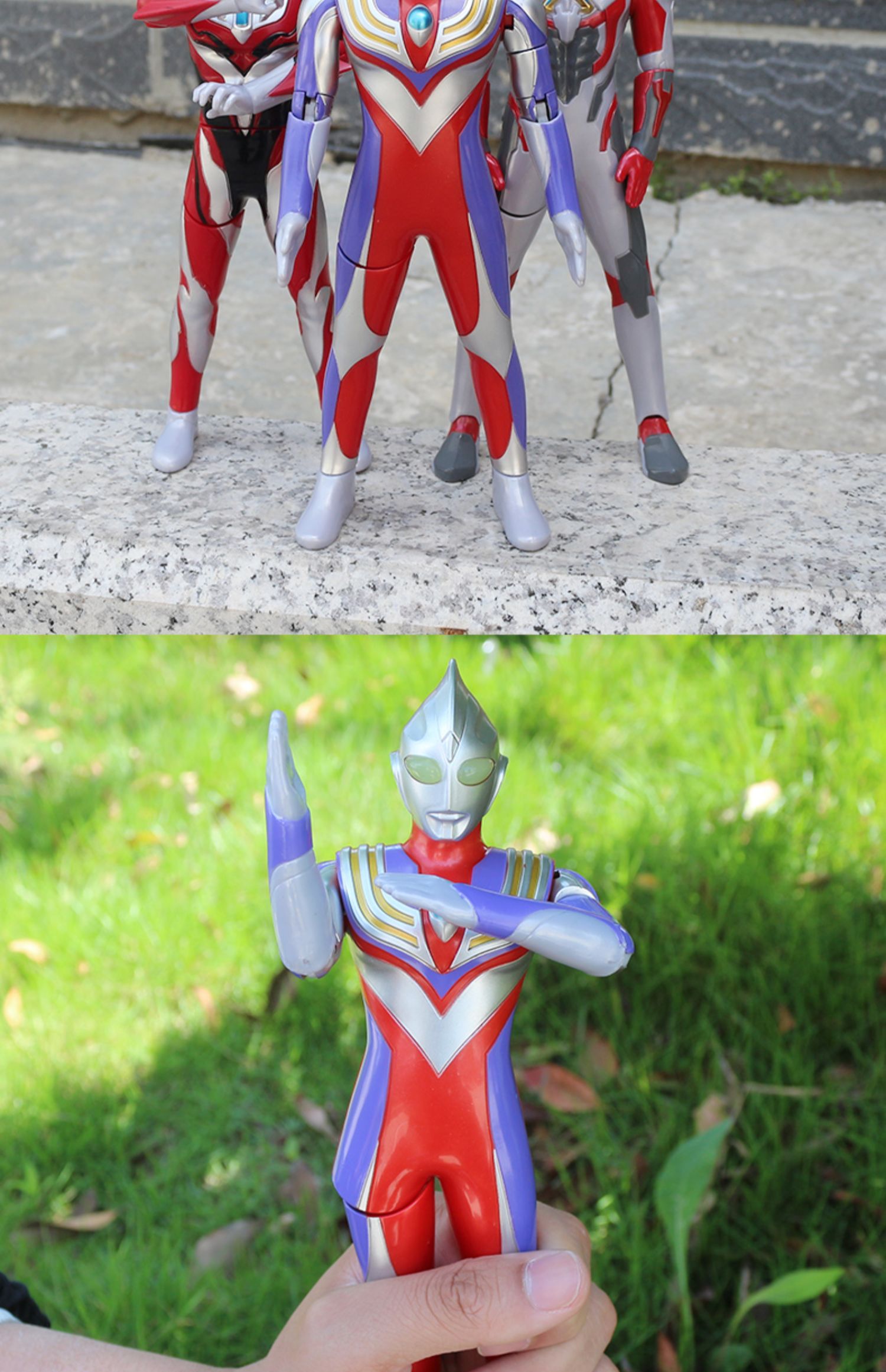 凌速(lnsu)积木atm0502 欧布奥特曼玩具套装儿童迪迦捷德艾克斯男孩