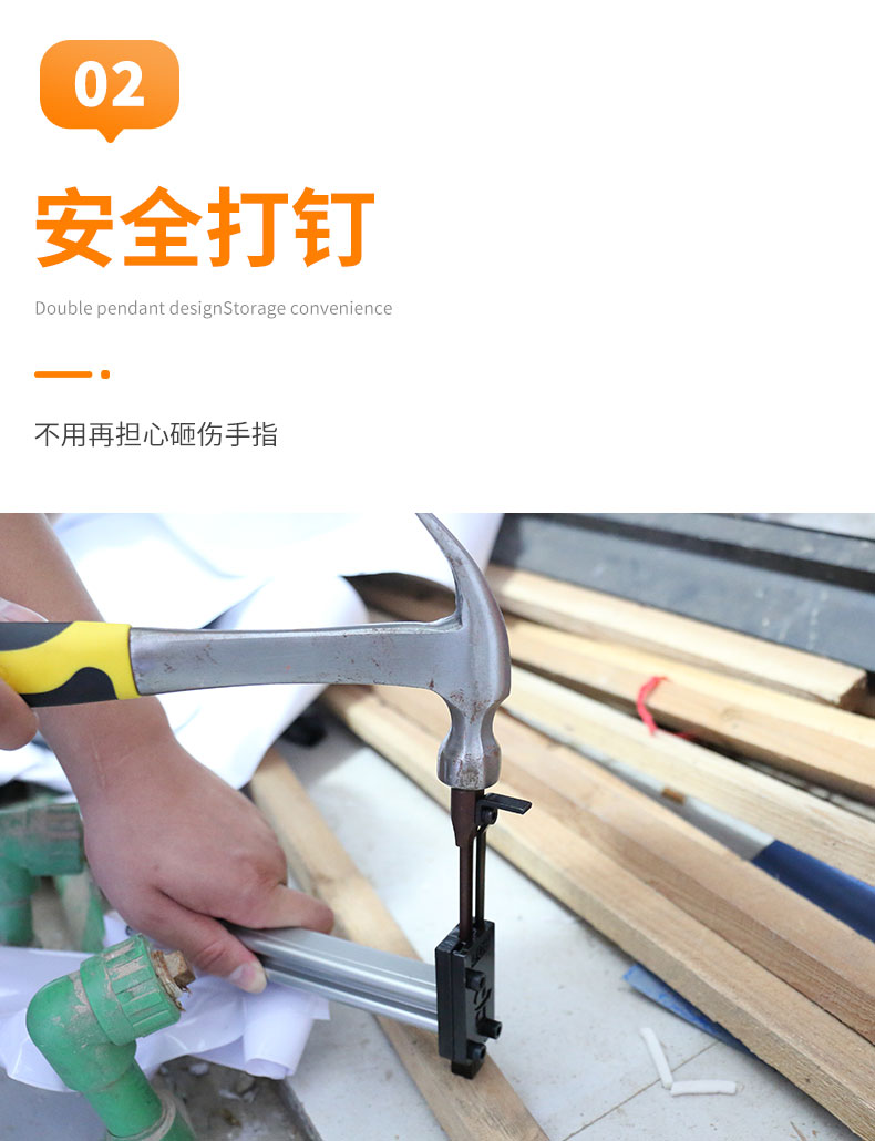 手动打钉钢钉打钉神器水泥墙射钉钉线打钉专用装修工具 st18手动钢钉