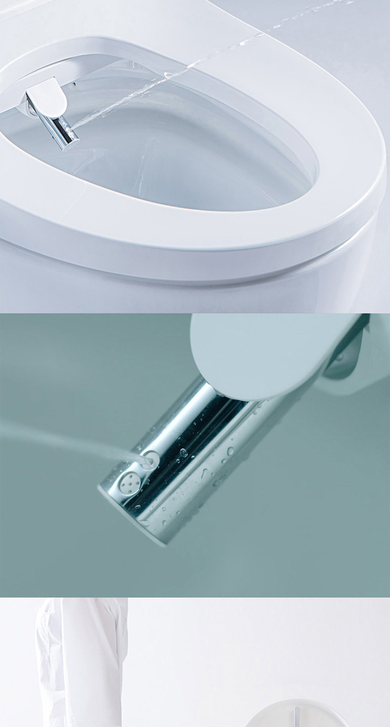 智米电动智能马桶盖翻盖即热式全自动家用冲洗加热坐便器盖洁身器