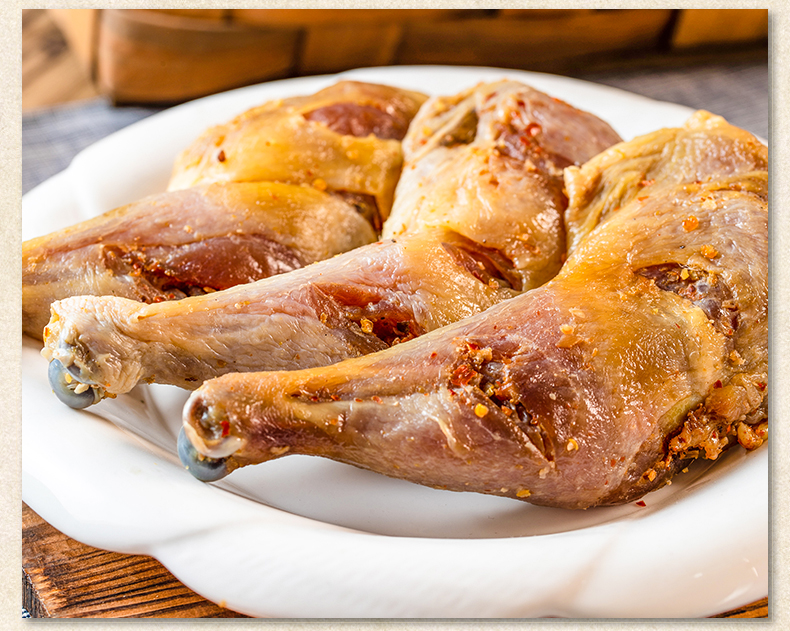 风干鸡腿安徽特产咸鸡腿手工腌制腊鸡腿500g咸香腌鸡腿腊味