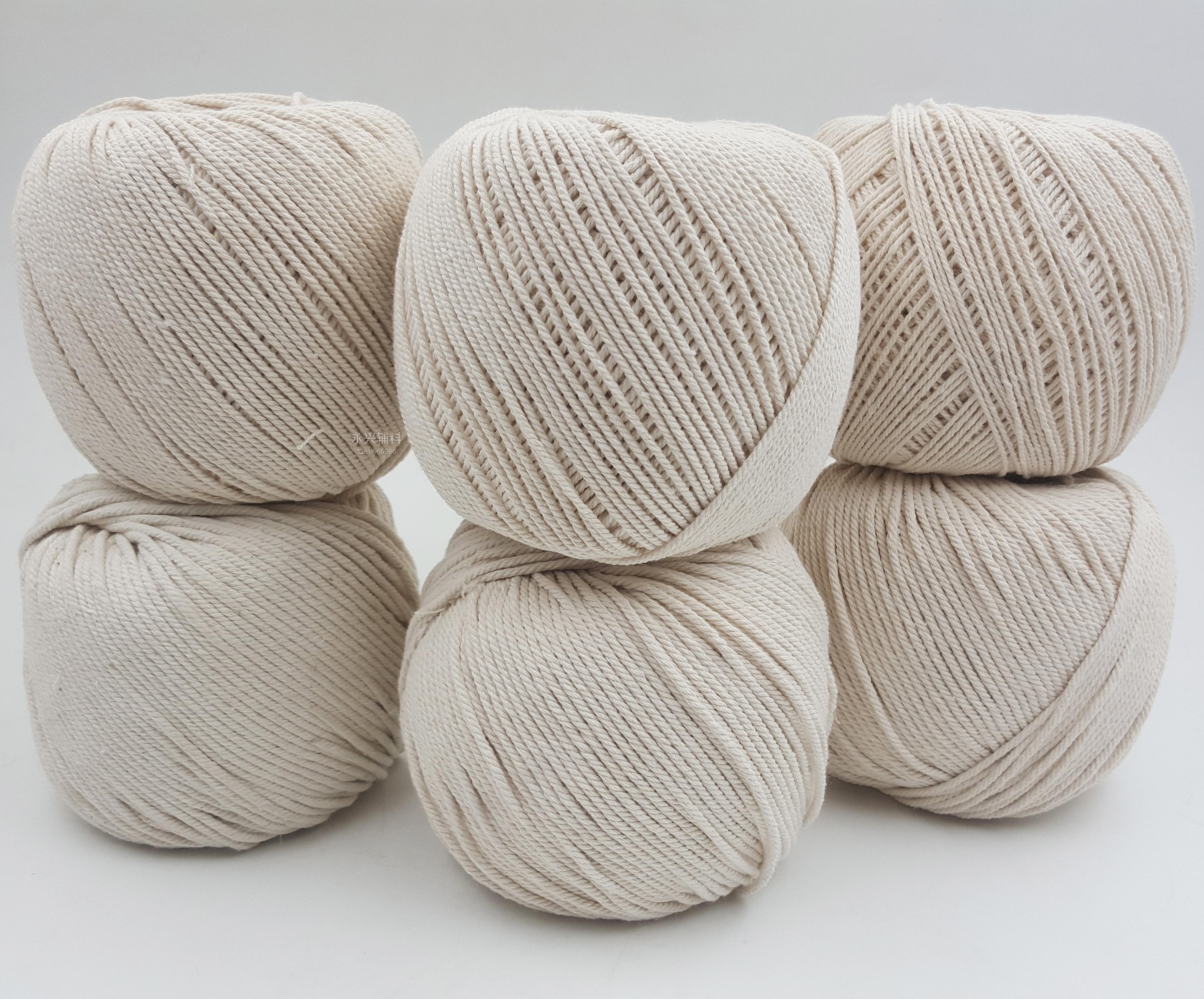 《粽子绳纯本白棉麻绳线 棉挂毯绳diy包边滚边棉绳吊牌绳bhxtruqiokd