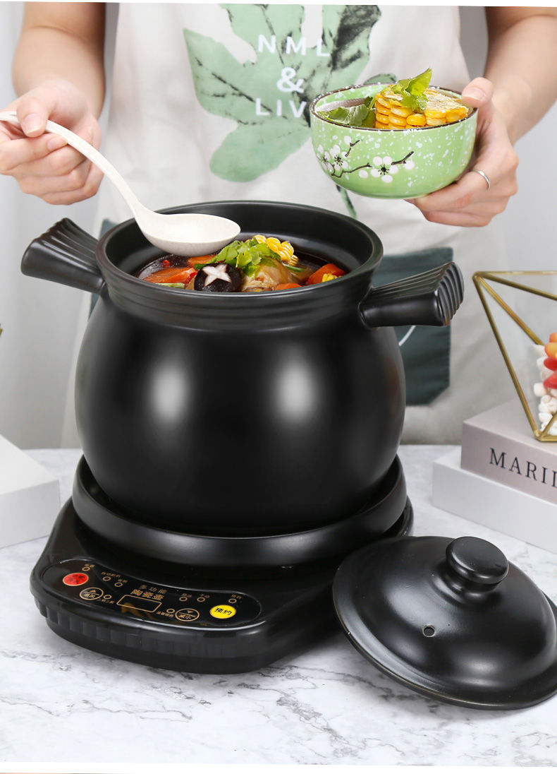 【千弗电炖锅/电炖盅3969161802】 电炖锅煮粥锅电砂锅多功能陶瓷煮粥