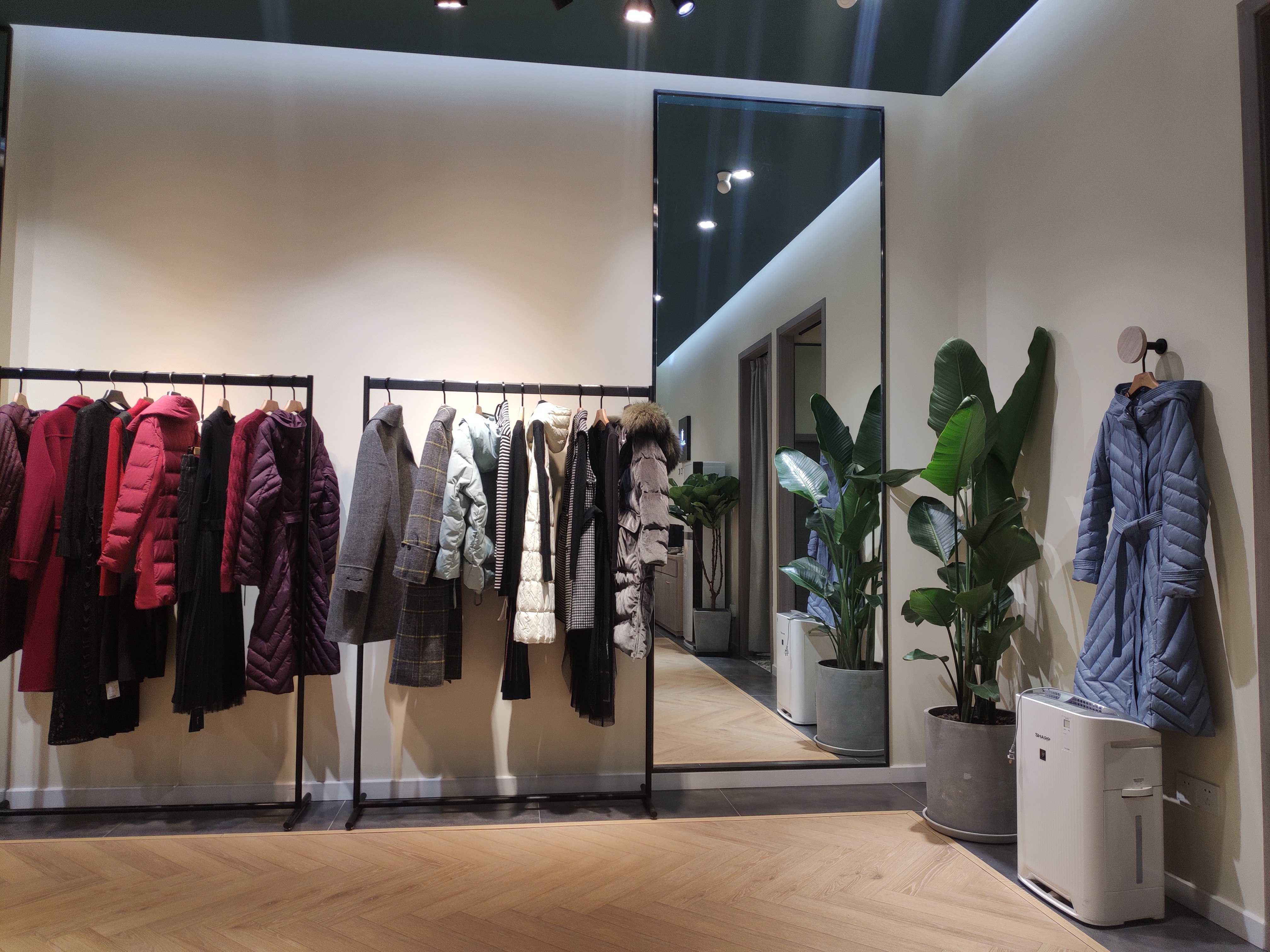 逸家伴侣家用舞蹈镜穿衣镜全身落地镜服装店试衣间可移动壁挂魔镜加