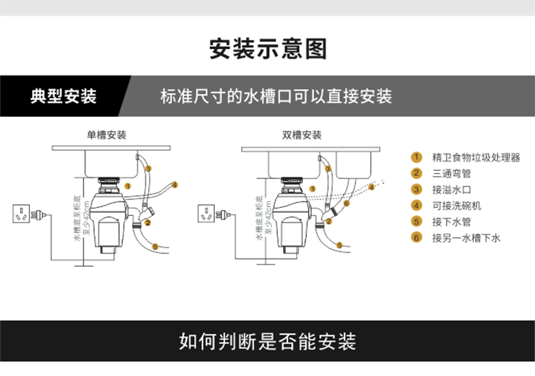 jointway垃圾处理机精卫jw-661yk 精卫湿垃圾处理器jw-661yk 厨房家用