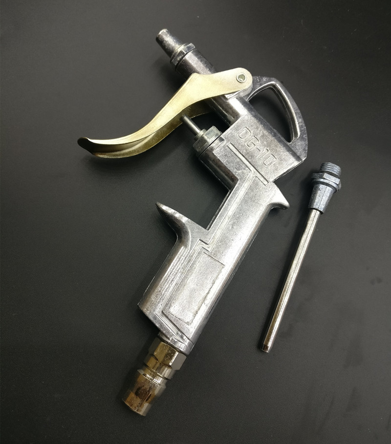 定做 吹尘枪高压吹尘枪吹灰喷头空压机吹风抢除尘吹气气动工具 铝合金