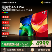创维电视机 65A6H Pro 65英寸电视 RGB-Mini LED电视 游戏电视 超高清 不反光 一级能效