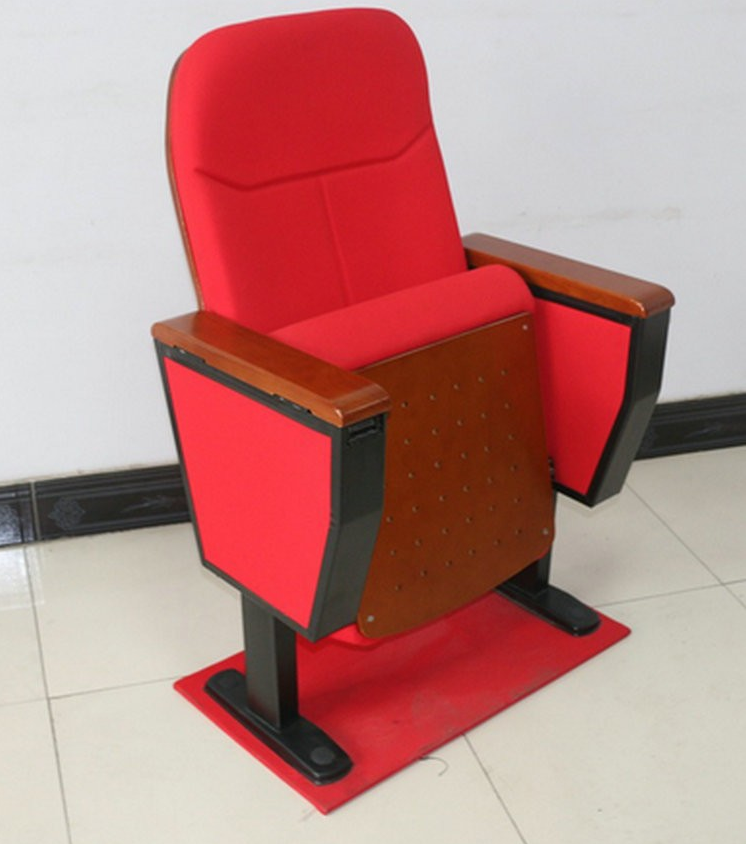 丰甲木壳礼堂椅阶梯教室连排椅大型报告厅会议椅fj083