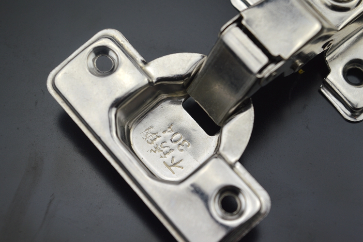 定做半开合页开五金绞连不绣钢半盖弹簧卧室柜子阻尼胶加大家具合页