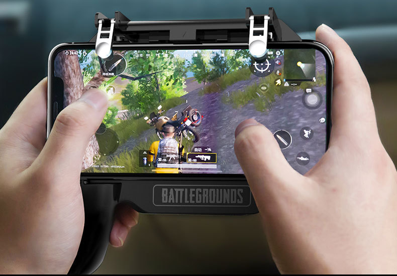 散热吃鸡神器刺激战场充电四指游戏手柄六指自动压辅助和平精英三代h5