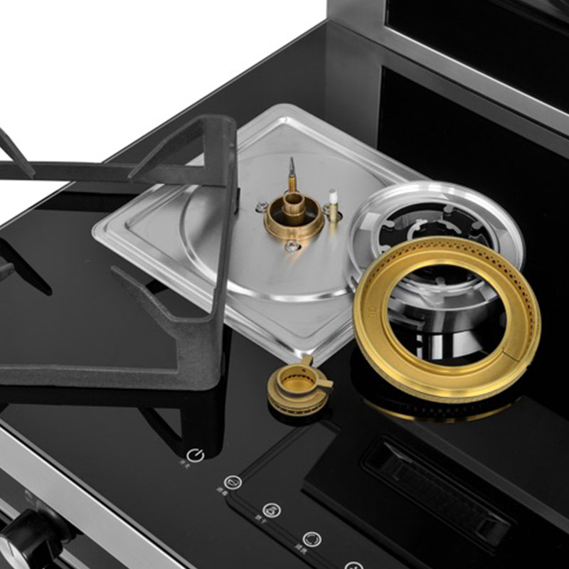 大臣集成灶75c一体灶侧吸式下排式油烟机燃气灶机套装4.