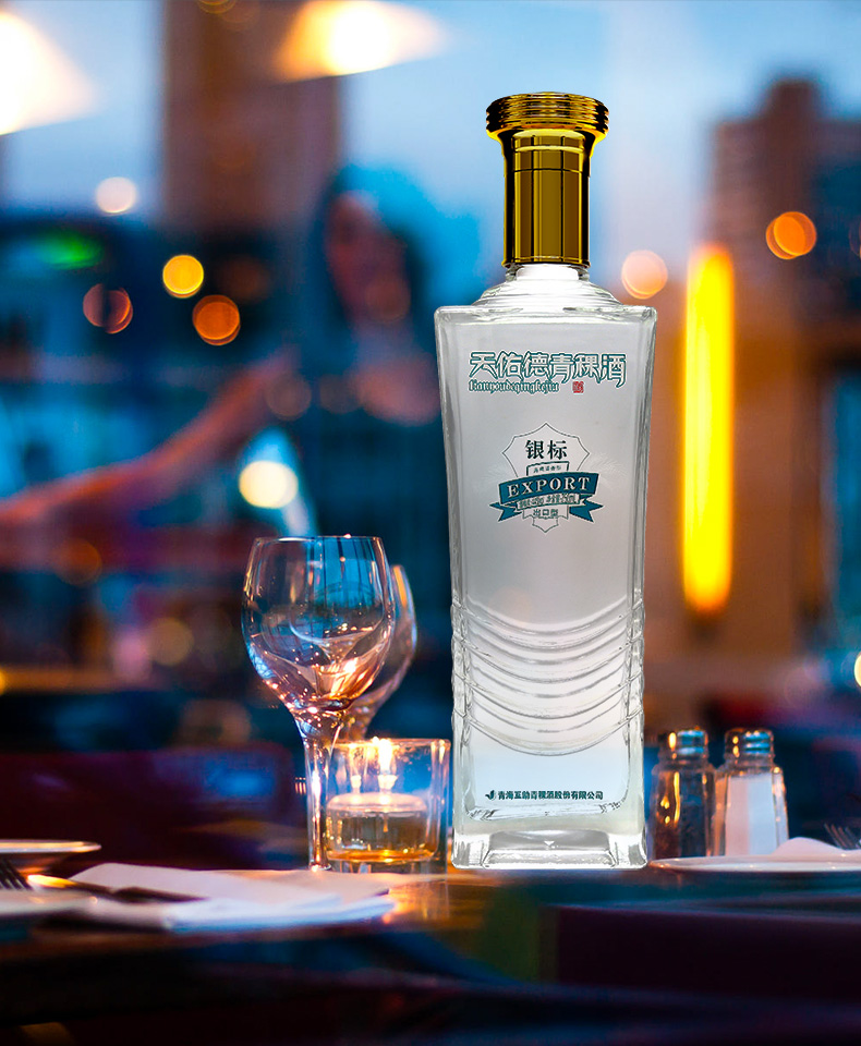 44度天佑德青稞酒银标出口型白酒清香型白酒750ml6瓶整箱